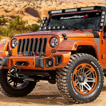 Load image into Gallery viewer, Rugged Ridge 07-18 Jeep Wrangler JK/JKU Turn Signal Elite Euro Guard Kit - Back View