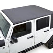 Load image into Gallery viewer, Rugged Ridge 07-18 Jeep Wrangler JKU 4 Dr Black Diamond Stitch Cloth Voyager Top - Main Product View