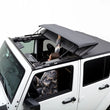 Load image into Gallery viewer, Rugged Ridge 07-18 Jeep Wrangler JKU 4 Dr Black Diamond Stitch Cloth Voyager Top - Side View