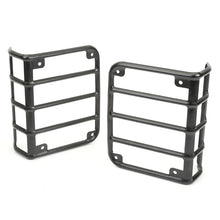 Load image into Gallery viewer, Rugged Ridge 07-18 Jeep Wrangler Textured Black Tail Light Euro Guards - Main Product View