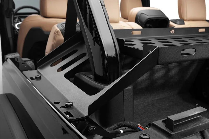 Rugged Ridge 07-21 Wrangler JK/JL 4-Door Interior Storage Rack - Installation View