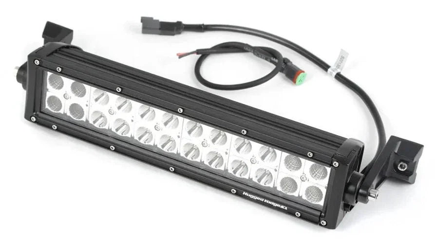 Rugged Ridge 13.5 Inch Combo Flood/Driving LED Light Bar 72 W - Side View
