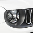 Load image into Gallery viewer, Rugged Ridge 15-18 Jeep Renegade BU Black Headlight Euro Guards Texture - Side View