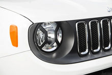 Load image into Gallery viewer, Rugged Ridge 15-18 Jeep Renegade BU Black Headlight Euro Guards Texture - Side View