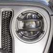 Load image into Gallery viewer, Rugged Ridge 18-20 Jeep Wrangler JL / 2020 Jeep Gladiator JT Black Elite Headlight Guards Black - Main Product View