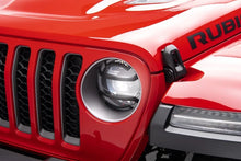 Load image into Gallery viewer, Rugged Ridge 18-20 Jeep Wrangler JL / 2020 Jeep Gladiator JT Black Elite Headlight Guards Black - Side View