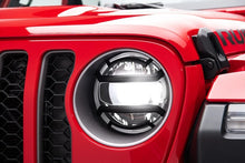 Load image into Gallery viewer, Rugged Ridge 18-20 Jeep Wrangler JL / 2020 Jeep Gladiator JT Black Elite Headlight Guards Black - Back View