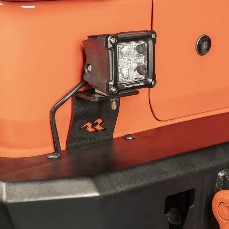 Rugged Ridge 18-20 Jeep Wrangler JL LED Rear Cube Mount - Pair - Detail View
