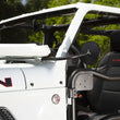 Load image into Gallery viewer, Rugged Ridge 18-20 Jeep Wrangler JL/JT (2dr + 4dr Excl. Rubicon 392) Round Trail Mirror - Installation View