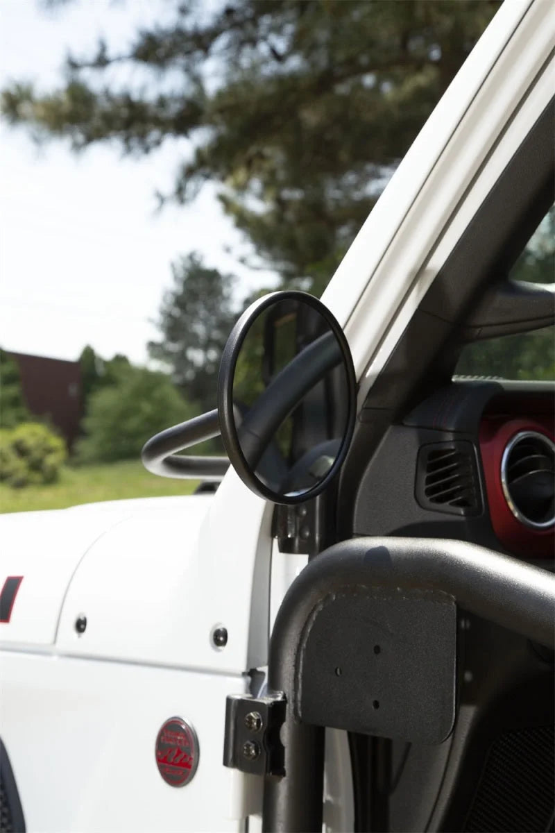 Rugged Ridge 18-20 Jeep Wrangler JL/JT (2dr + 4dr Excl. Rubicon 392) Round Trail Mirror - Additional View 6
