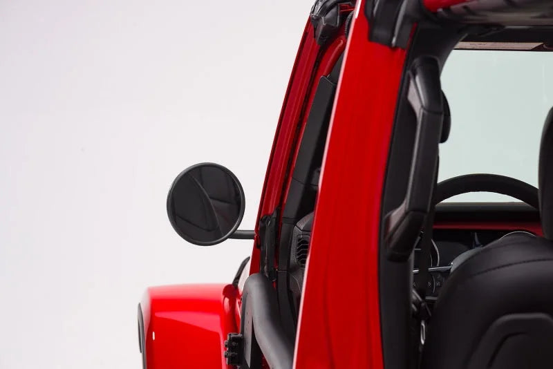 Rugged Ridge 18-20 Jeep Wrangler JL/JT (2dr + 4dr Excl. Rubicon 392) Round Trail Mirror - Additional View 7