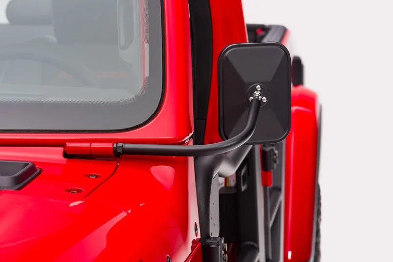 Rugged Ridge 18-20 Jeep Wrangler JL/JT Rectangular Trail Mirror - Side View