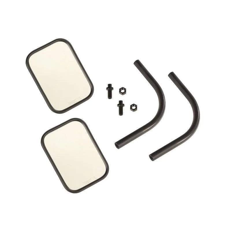 Rugged Ridge 18-20 Jeep Wrangler JL/JT Rectangular Trail Mirror Kit - Main Product View