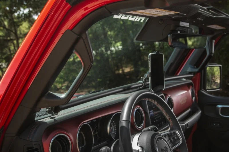 Rugged Ridge 18-21 Jeep Wrangler/Gladiator (JL/JT) Dash Bar - Black - Main Product View