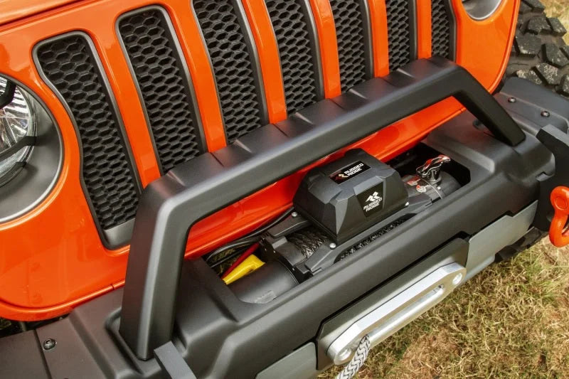 Rugged Ridge 18-21 Jeep Wrangler/Gladiator (JL/JT) Venator Modular Bumper - Black - Back View