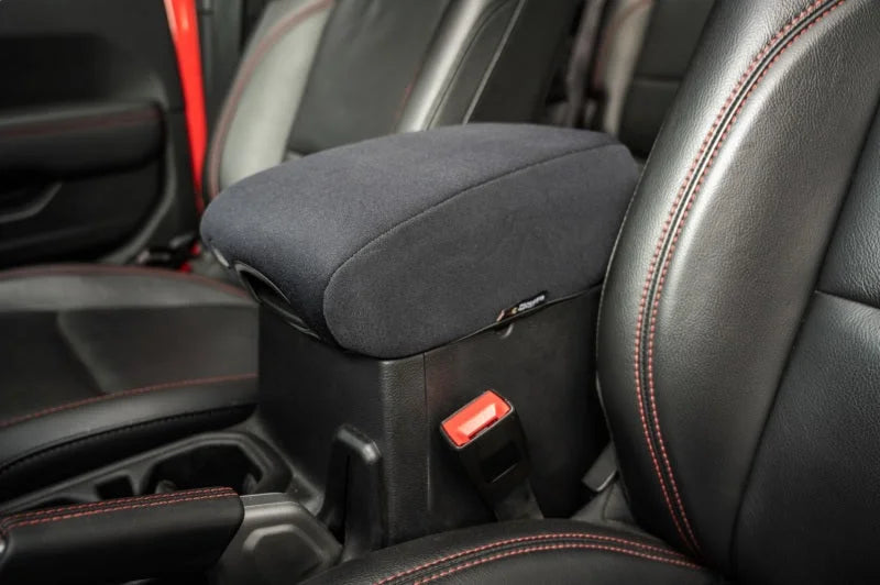 Rugged Ridge 18-21 Jeep Wrangler(JL) Neoprene Console Cover - Side View