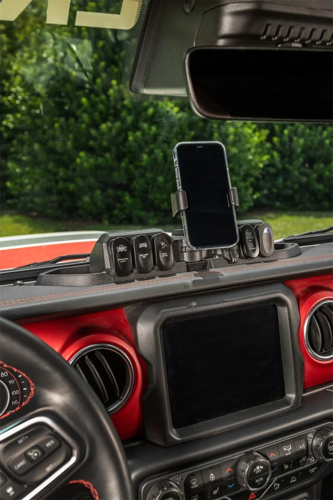 Rugged Ridge 18- 22 Jeep Wrangler JL/ 20-22 Gladiator Eclipse Sun Shade Black Hard Top- Black - Side View