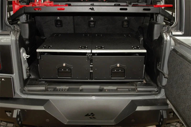 Rugged Ridge 18-22 Jeep Wrangler JL Cargo Storage Drawers - Side View