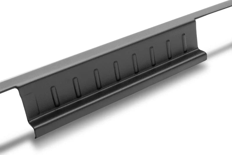 Rugged Ridge 18-22 Jeep Wrangler (JL) Rocker Pnl/Sill Plate Cvr 2dr. Rocker Guard 2pc. - Tex. Blk - Detail View