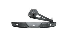 Load image into Gallery viewer, Rugged Ridge 18-22 Jeep Wrangler (JL) Rubicon/Spt 2dr HD Rear Bumper w/Swing Out Tire Carrier - Blk - Main Product View