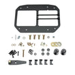 Load image into Gallery viewer, Rugged Ridge 18-22 Jeep Wrangler (JL) Rubicon/Spt 2dr HD Rear Bumper w/Swing Out Tire Carrier - Blk - Back View