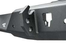 Load image into Gallery viewer, Rugged Ridge 18-22 Jeep Wrangler (JL) Rubicon/Spt 2dr HD Rear Bumper w/Swing Out Tire Carrier - Blk - Installation View