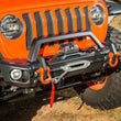 Load image into Gallery viewer, Rugged Ridge 18-22 Jeep Wrangler JL/JT Grille Arcus Front Bumper Stamped Steel Overrider Bar - Side View