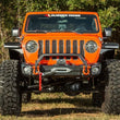 Load image into Gallery viewer, Rugged Ridge 18-22 Jeep Wrangler JL/JT Grille Arcus Front Bumper Stamped Steel Overrider Bar - Additional View 5
