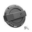 Load image into Gallery viewer, Rugged Ridge 19-23 Jeep Wrangler JL Elite Locking Fuel Door - Black - Main Product View