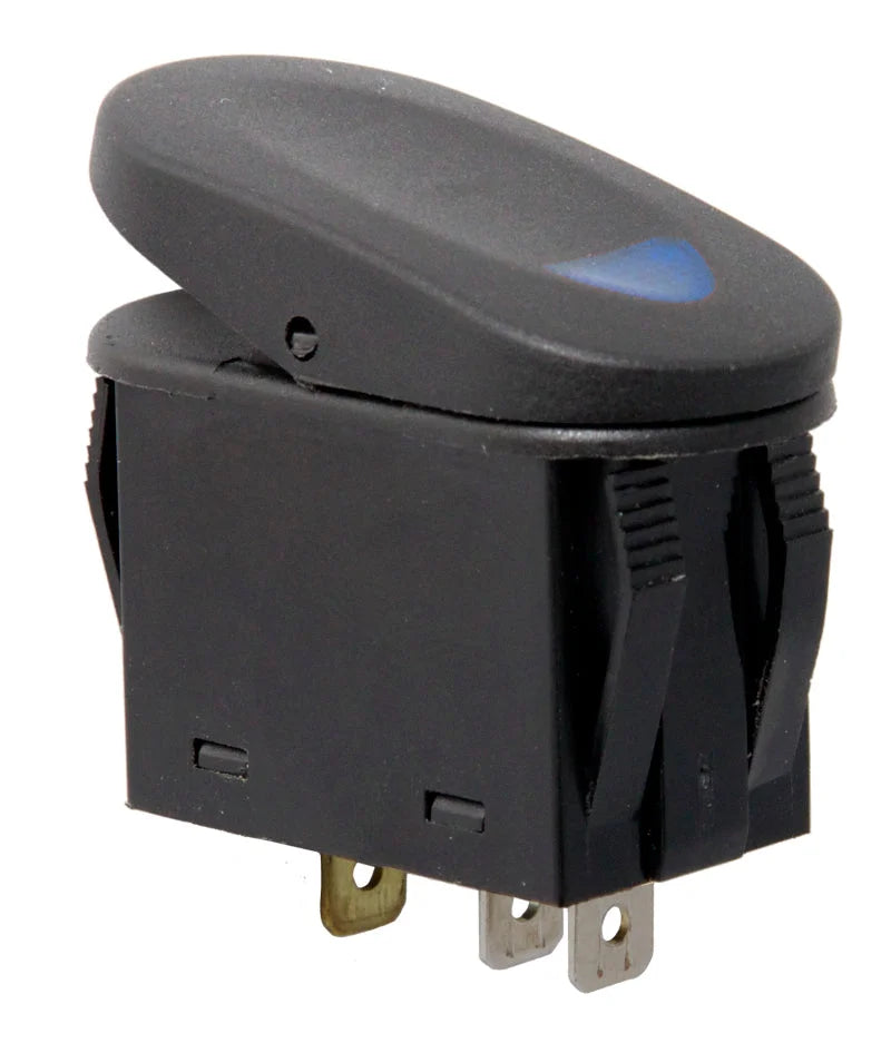 Rugged Ridge 2-Position Rocker Switch Blue - Main Product View