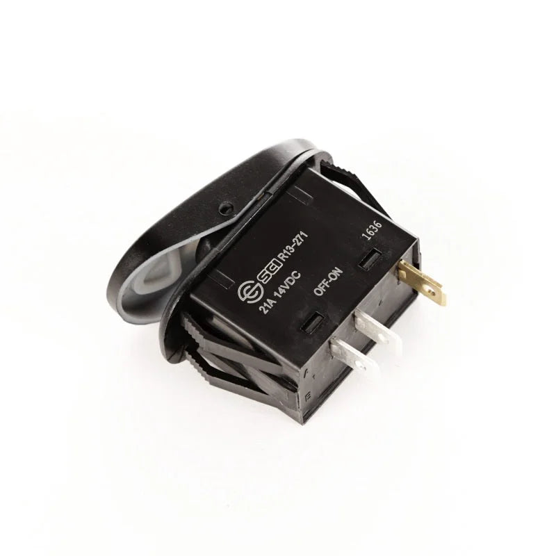 Rugged Ridge 2-Position Rocker Switch Rock Lights Amber - Side View