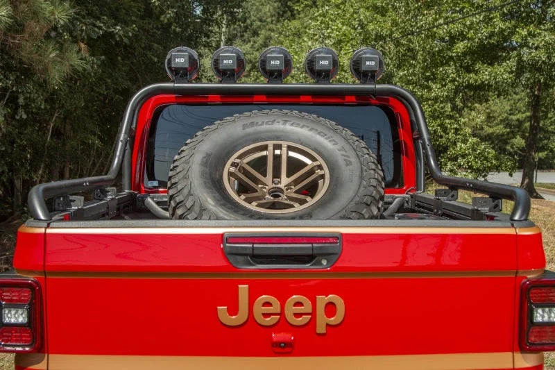 Rugged Ridge 20-21 Jeep Gladiator JT Spare Tire Carrier Hinge Casting - Side View