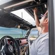Load image into Gallery viewer, Rugged Ridge 20-22 Jeep Gladiator JT Voyager Fastback Soft Top - Black Diamond - Back View