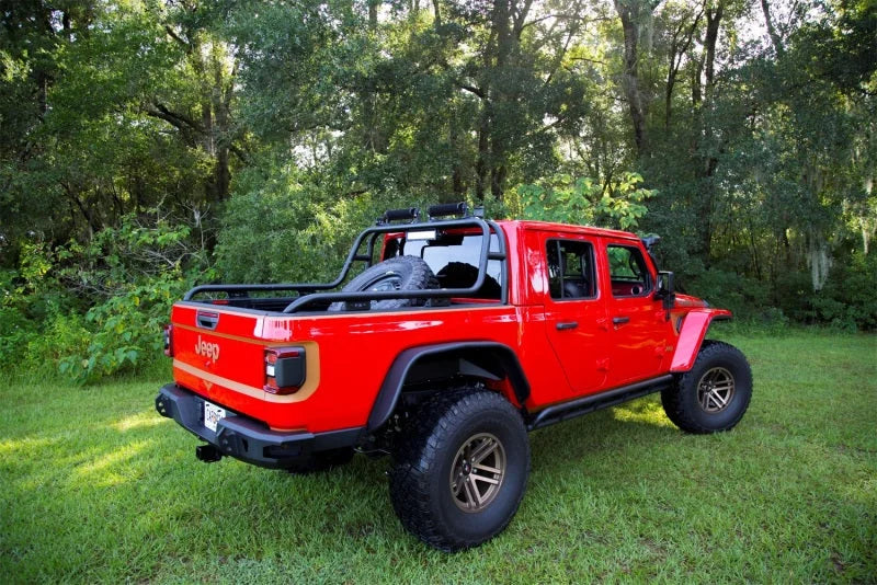 Rugged Ridge 20-22 Jeep Gladiator Sport Rack - Installation View