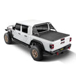 Load image into Gallery viewer, Rugged Ridge 20-22 Jeep Gladiator w/Trail Rail Sys Armis Tonneau Cover w/Max Track - Tex. Blk - Back View