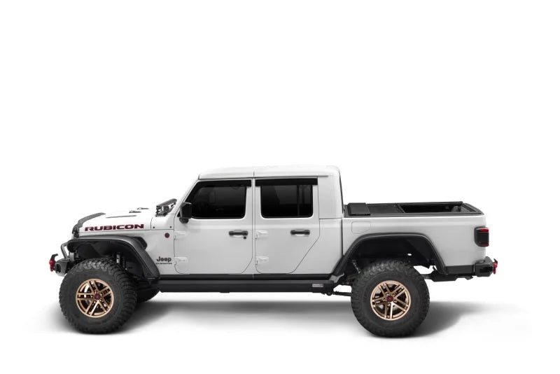 Rugged Ridge 20-22 Jeep Gladiator w/Trail Rail Sys Armis Tonneau Cover w/Max Track - Tex. Blk - Additional View 9