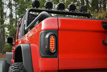 Load image into Gallery viewer, Rugged Ridge 20-24 Jeep Gladiator Flush Mount Tail Light (Pair) - Blk - Side View