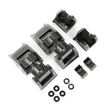 Load image into Gallery viewer, Rugged Ridge 2018-20 Jeep Wrangler JL / 2020 Jeep Gladiator Textured Black Hood Catches - Main Product View