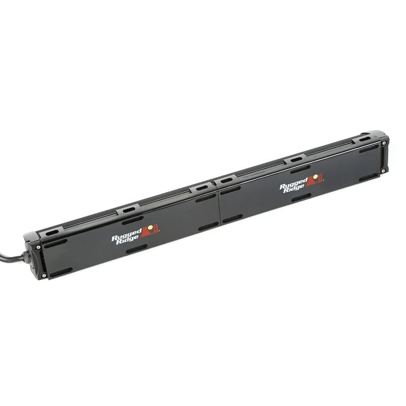 Rugged Ridge 20in Light Bar Cover Kit Black - Side View