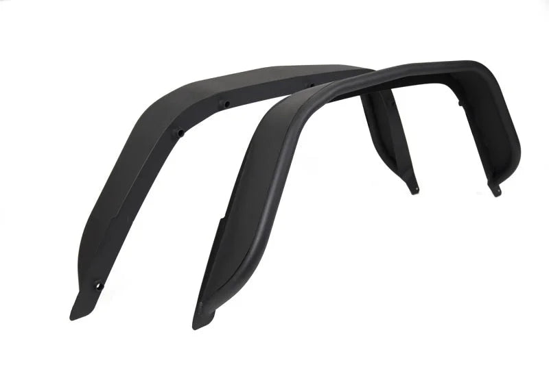 Rugged Ridge 21+ Jeep Gladiator (JT) Steel Tube Rear Fender Flare Kit - Black - Installation View