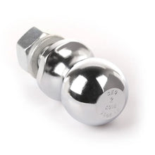 Load image into Gallery viewer, Rugged Ridge 2in Trailer Hitch Ball 1in Dia Shank Chrome - Side View