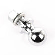Load image into Gallery viewer, Rugged Ridge 2in Trailer Hitch Ball 1in Dia Shank Chrome - Detail View