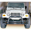 Load image into Gallery viewer, Rugged Ridge 3-In Dbl Tube Front Bumper w/ Hoop 76-06 CJ / Jeep Wrangler - Main Product View