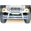 Load image into Gallery viewer, Rugged Ridge 3-In Double Tube Front Bumper SS 76-06 Models - Main Product View