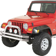 Load image into Gallery viewer, Rugged Ridge 3-In Double Tube Front Bumper SS 76-06 Models - Side View