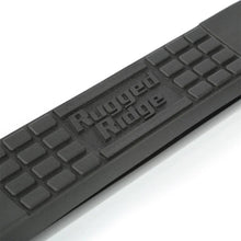 Load image into Gallery viewer, Rugged Ridge 3-In Round Side Steps Black 07-18 2-Door Jeep Wrangler - Detail View