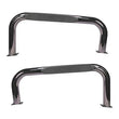 Load image into Gallery viewer, Rugged Ridge 3-In Round Tube Steps SS 97-06TJ - Main Product View