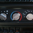 Load image into Gallery viewer, Rugged Ridge 3-Pc Alu Climate Control Knob Set Blue 99-06TJ - Back View