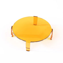 Load image into Gallery viewer, Rugged Ridge 3.5in LED Light Cover Round Amber - Side View