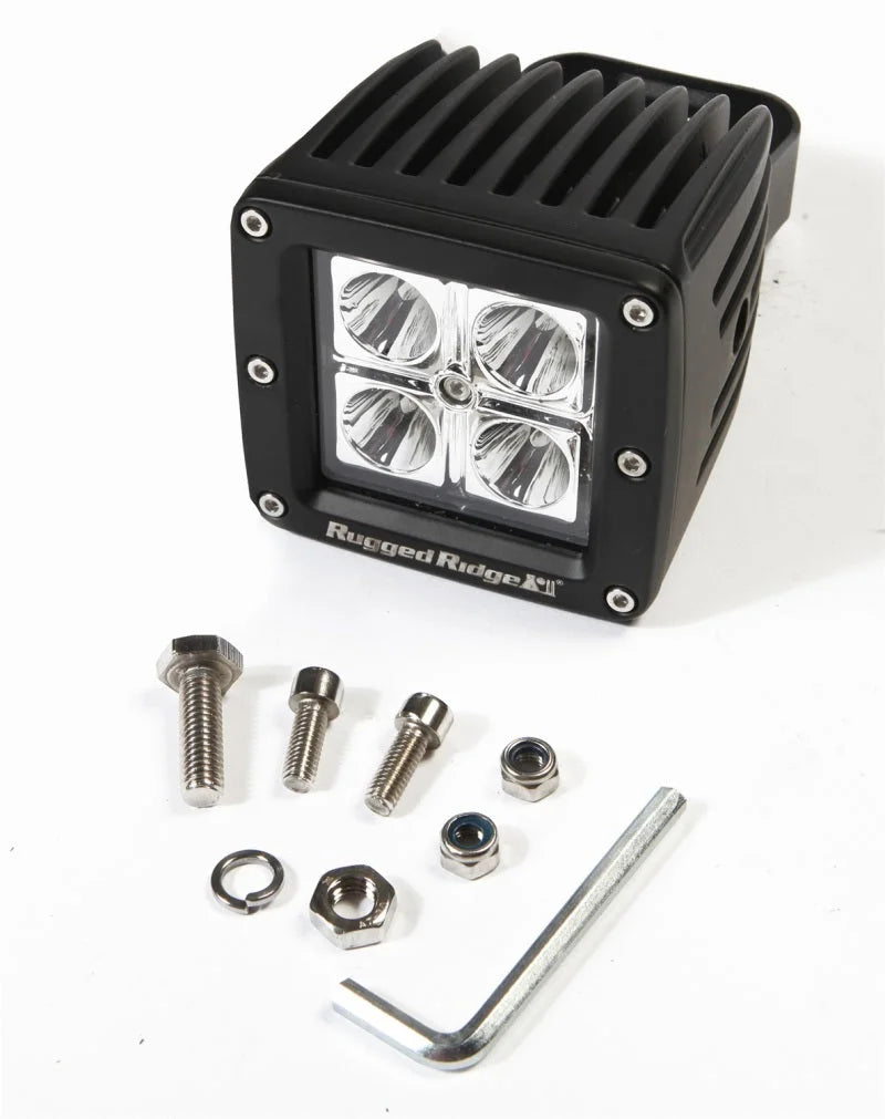 Rugged Ridge 3in Cube LED Light 16 Watt - Main Product View